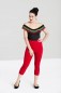 Preview: Hell Bunny - Capri Tina in Rot