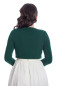 Preview: Banned Retro - Flickers Bolero in flaschengrün