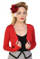 Preview: Banned Retro - Flickers Bolero in rot