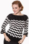 Preview: Banned Retro - Vanilla Top in schwarz