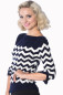 Preview: Banned Retro - Vanilla Top in navy
