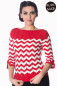 Preview: Banned Retro - Vanilla Top in rot