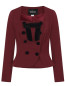 Preview: Collectif Womenswear - Agatha Plain Jacket burgundy