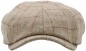 Preview: Newsboy Cap Herringbone Button Ascot in beige