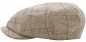 Preview: Newsboy Cap Herringbone Button Ascot in beige