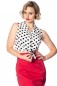 Preview: Banned Rockabilly - Polka Love Tie Top