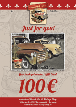 Geschenk Gutschein 'Pickup' 100€