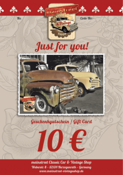 Geschenk Gutschein 'Pickup' 10€