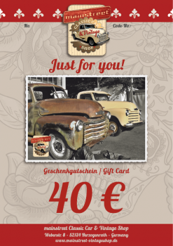 Geschenk Gutschein 'Pickup' 40€