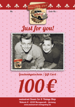 Geschenk Gutschein 'Vintage' 100€
