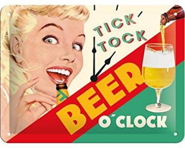Blechschild 15 x 20cm - Beer O´Clock