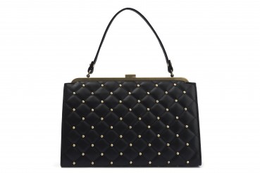 Bettie Page by Lola Ramona - Handtasche Stacy Quilt Black