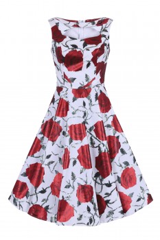 Hearts & Roses - Athena Metallic Swing Dress