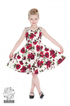 Hearts & Roses - Ditsy Rose Floral Summer Kids Dress