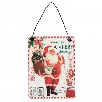 Clayre & Eef - Blechschild Merry Christmas