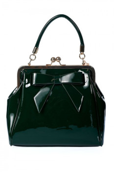 Banned Retro - American Vintage Handbag in dunkelgrün