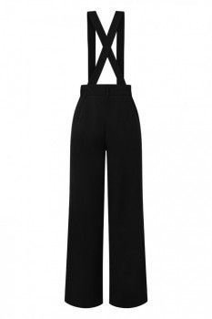 Banned Retro - Classic Trouser in schwarz