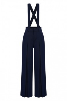 Banned Retro - Classic Trouser in navy