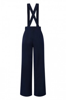 Banned Retro - Classic Trouser in navy