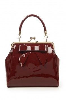 Banned Retro - American Vintage Handbag in bordeaux