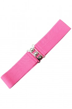 Banned Retro - Stretchgürtel Vintage Stretch Belt in hot pink