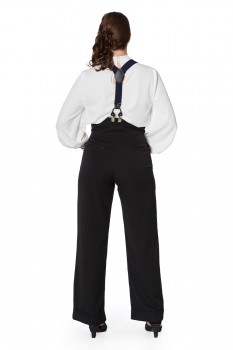 Banned Retro - Girl Boss Trousers black