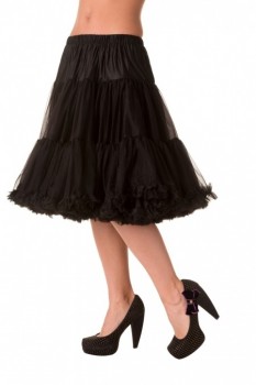 23" - Banned Retro - Petticoat Starlite Schwarz