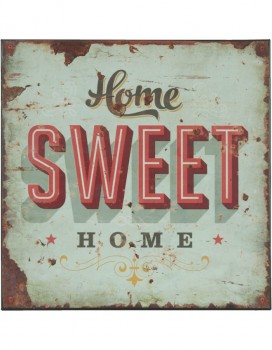 Clayre & Eef - Blechschild Home Sweet Home