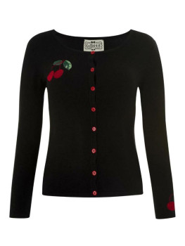 Collectif Womenswear - Jo 50s Cherry Cardigan