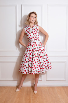 Hearts & Roses - Cora Floral Swing Dress