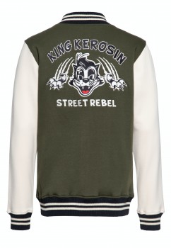 King Kerosin – College Sweatjacket »Street Rebel«