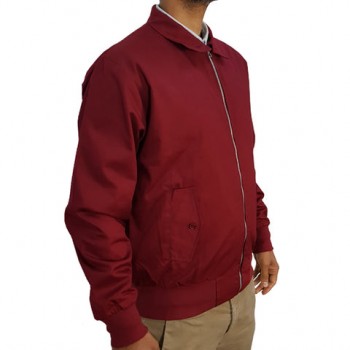 Urban Road - Vintage Harrington Jacket in weinrot