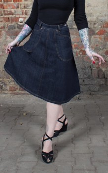 Rumble59 Ladies Denim - Jeansrock Rocking Rosie