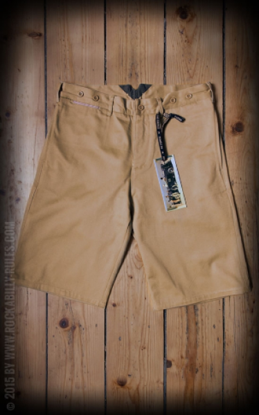 Rumble59 - Selvage Chino Shorts California beige