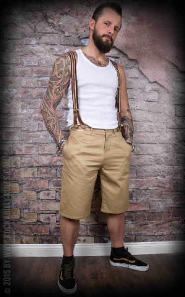 Rumble59 - Selvage Chino Shorts California beige