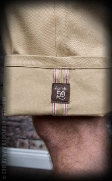 Rumble59 - Selvage Chino Shorts California beige