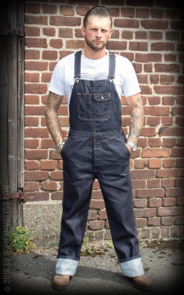 Rumble59 - Jeans Denim Dungarees Latzhose