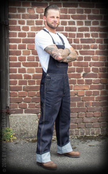 Rumble59 - Jeans Denim Dungarees Latzhose