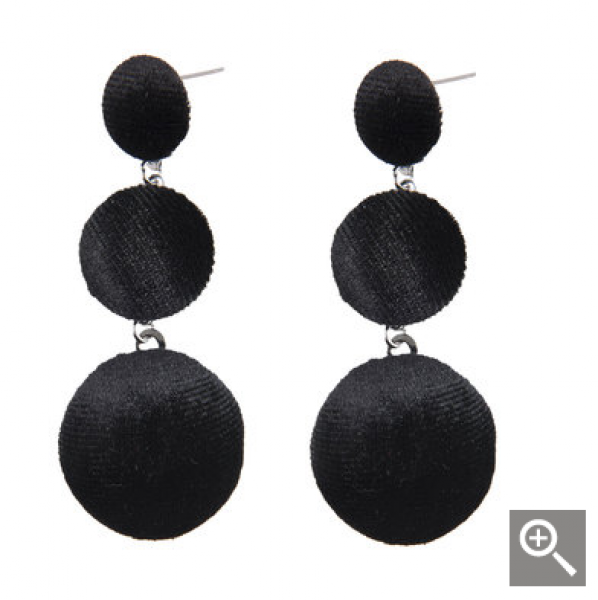 Juleeze - Studs Velvet Black