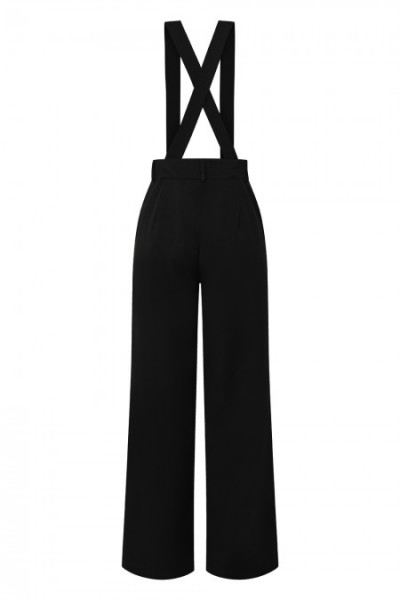 Banned Retro - Classic Trouser in schwarz