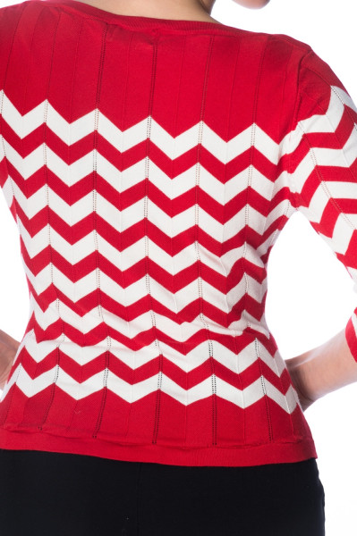 Banned Retro - Vanilla Top in rot