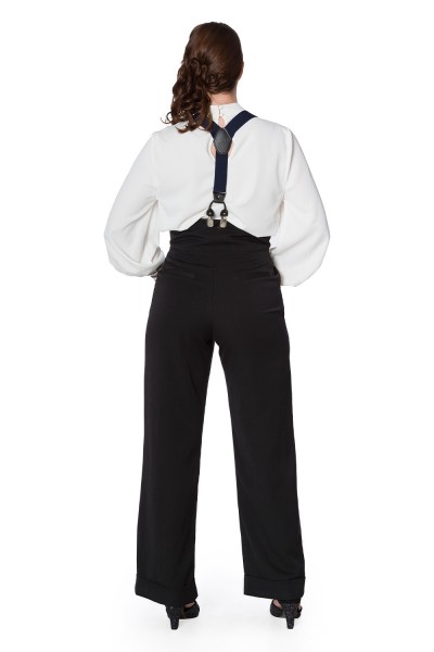 Banned Retro - Girl Boss Trousers black