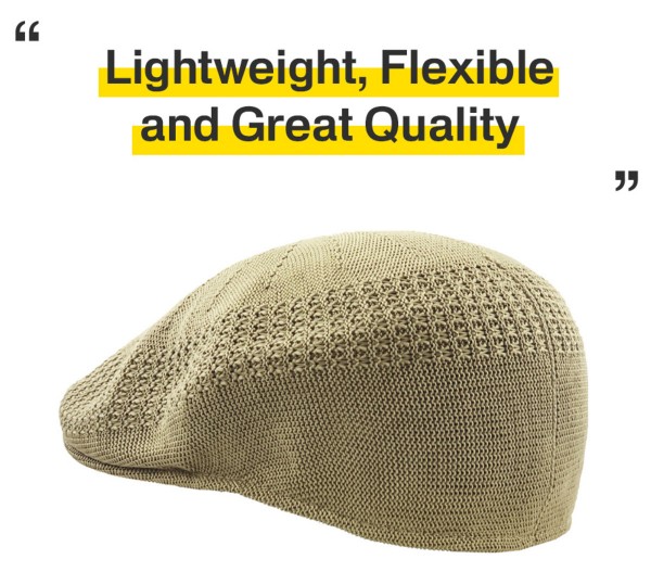 Crochet Mesh IVY Cap, Schiebermütze, khaki