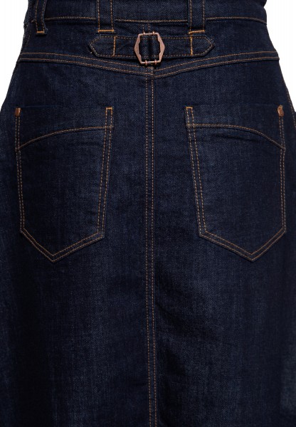 Queen Kerosin - Denim Swing Latz-Kleid