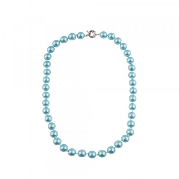Collectif - Dainty Pearl Necklace Baby Blue - Perlenkette