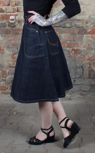 Rumble59 Ladies Denim - Jeansrock Rocking Rosie