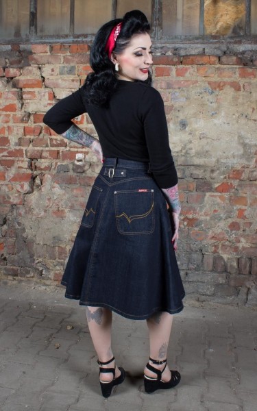 Rumble59 Ladies Denim - Jeansrock Rocking Rosie
